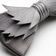 Gray Winged Blade Bow Tie