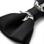 Black Bow Tie with Angle Wing