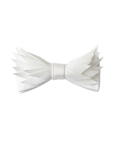 White Winged Blade Bow Tie