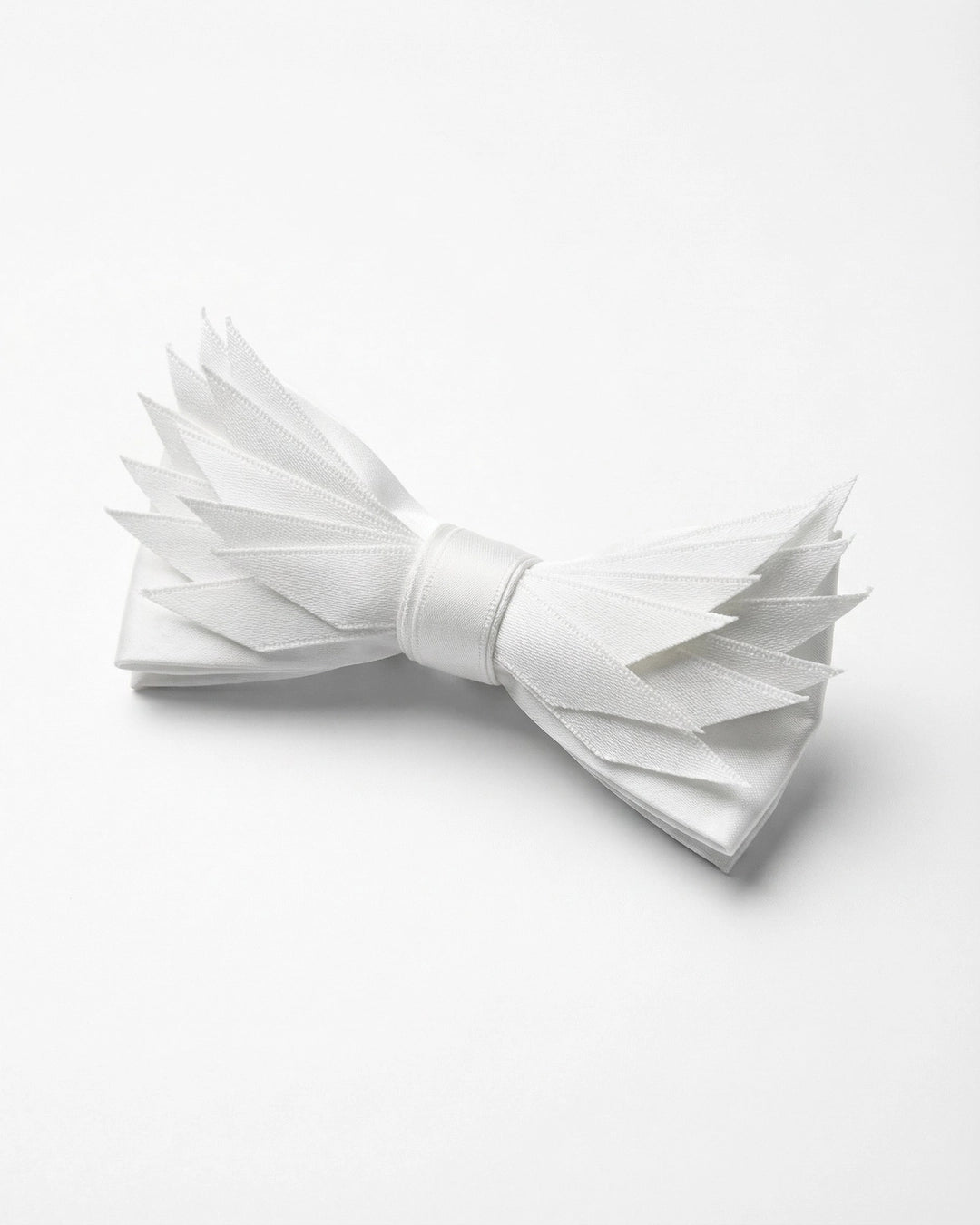 White Winged Blade Bow Tie