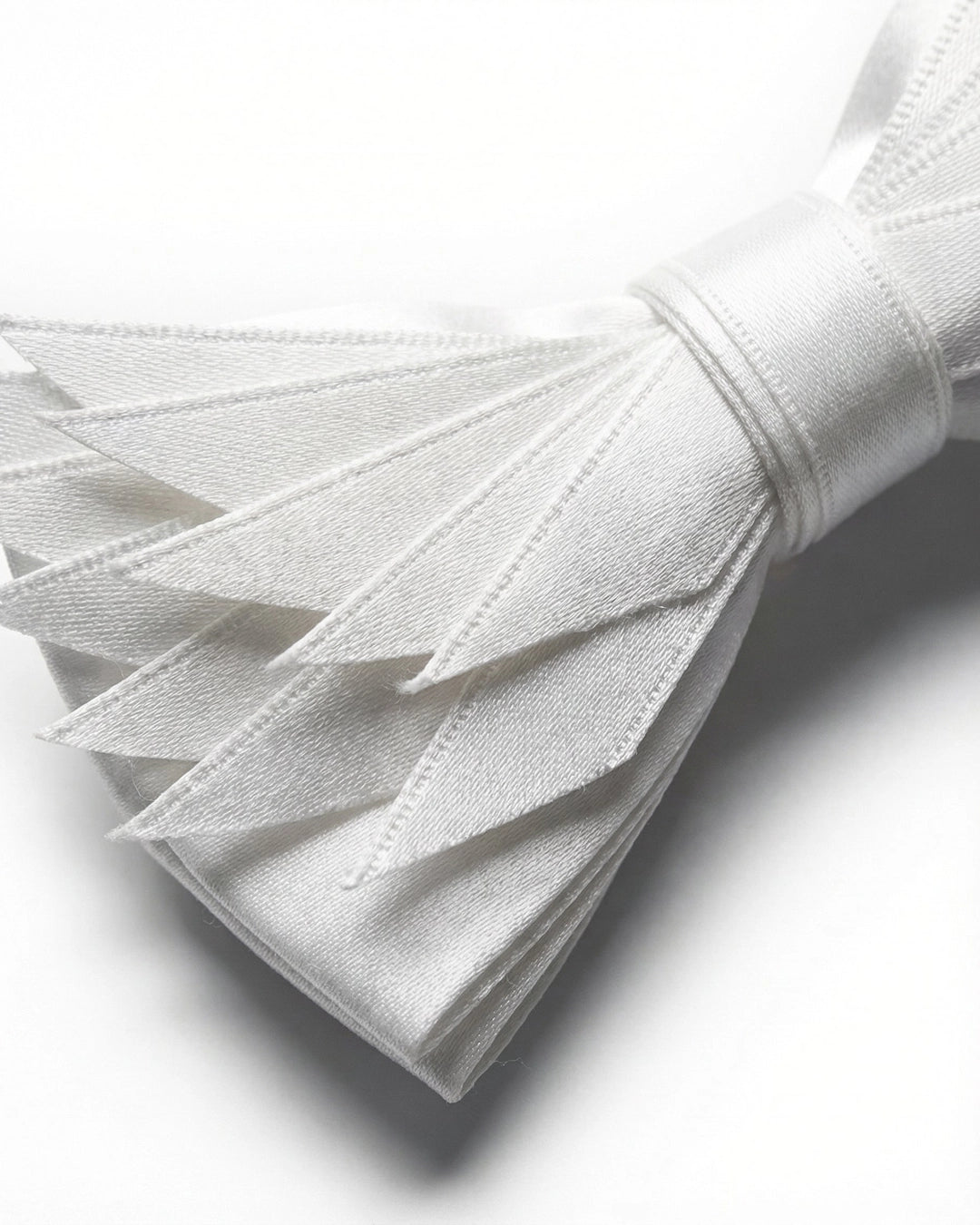 White Winged Blade Bow Tie