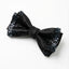 Black Butterfly Bow Tie with Black Sequin