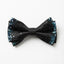 Black Butterfly Bow Tie with Blue Sequin