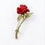 Red Rose Lapel Pin