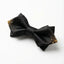 Black Diamond Point Bow Tie with Gold-Tone Beads