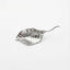 Silver-Tone Leaf Lapel Pin