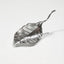 Silver-Tone Leaf Lapel Pin
