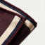 Navy & Burgundy Regimental Stripe Pocket Square