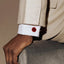 Silver-Tone & Red Rose Cufflinks