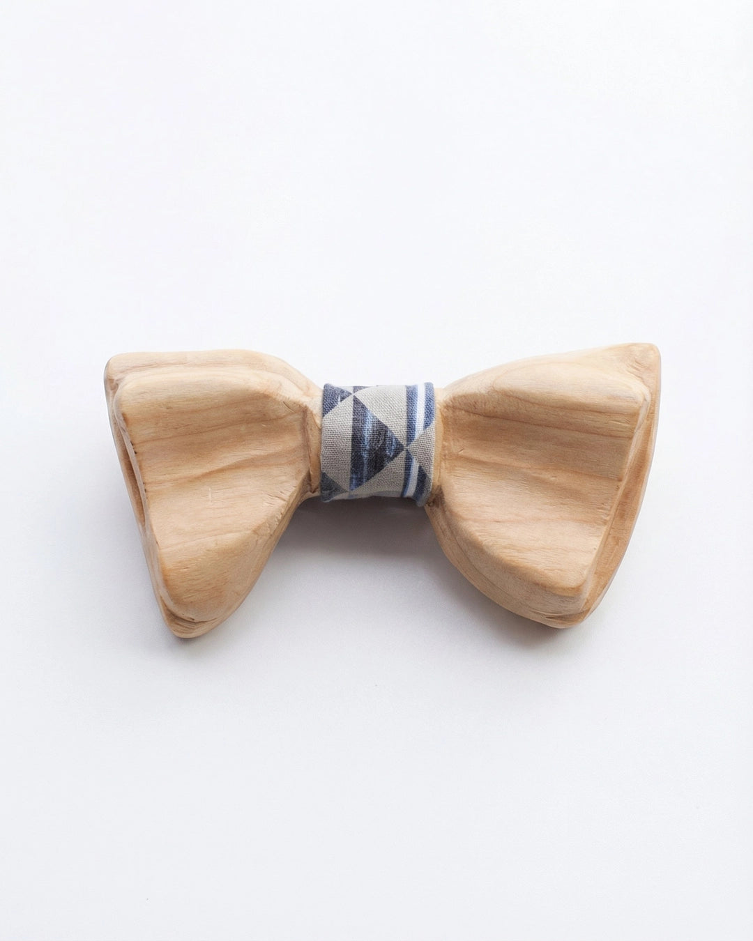 Wooden Bow Tie with Tribe Triangle