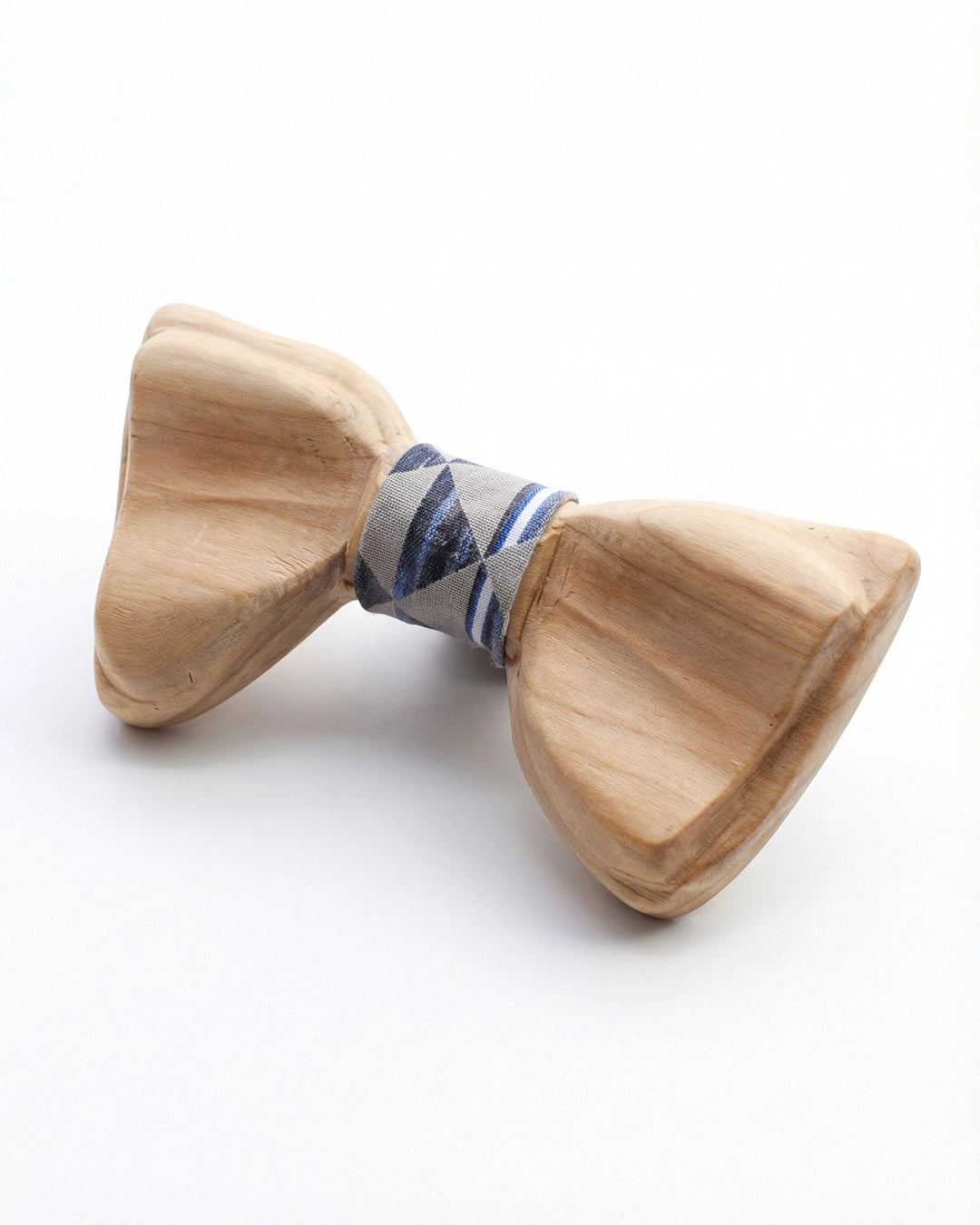 Wooden Bow Tie with Tribe Triangle