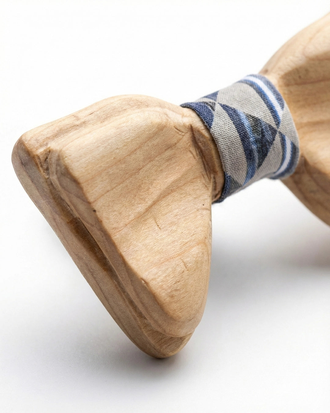 Wooden Bow Tie with Tribe Triangle