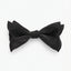 Lustrous Black Bow Tie