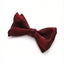 Lustrous Dark Red Bow Tie