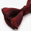 Lustrous Dark Red Bow Tie