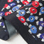 Black & Retro Poppy Pocket Square