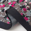 Charcoal & Neon Floral Camo Pocket Square