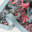 Sky Blue & Bold Flower Pocket Square