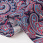 Violet & Azure Paisley Pocket Square