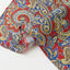 Vibrant Red Paisley Pocket Square