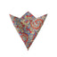 Vibrant Red Paisley Pocket Square