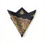 Black & Gold Paisley Pocket Square