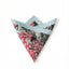 Sky Blue & Bold Flower Pocket Square