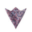 Violet & Azure Paisley Pocket Square