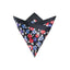 Black & Retro Poppy Pocket Square