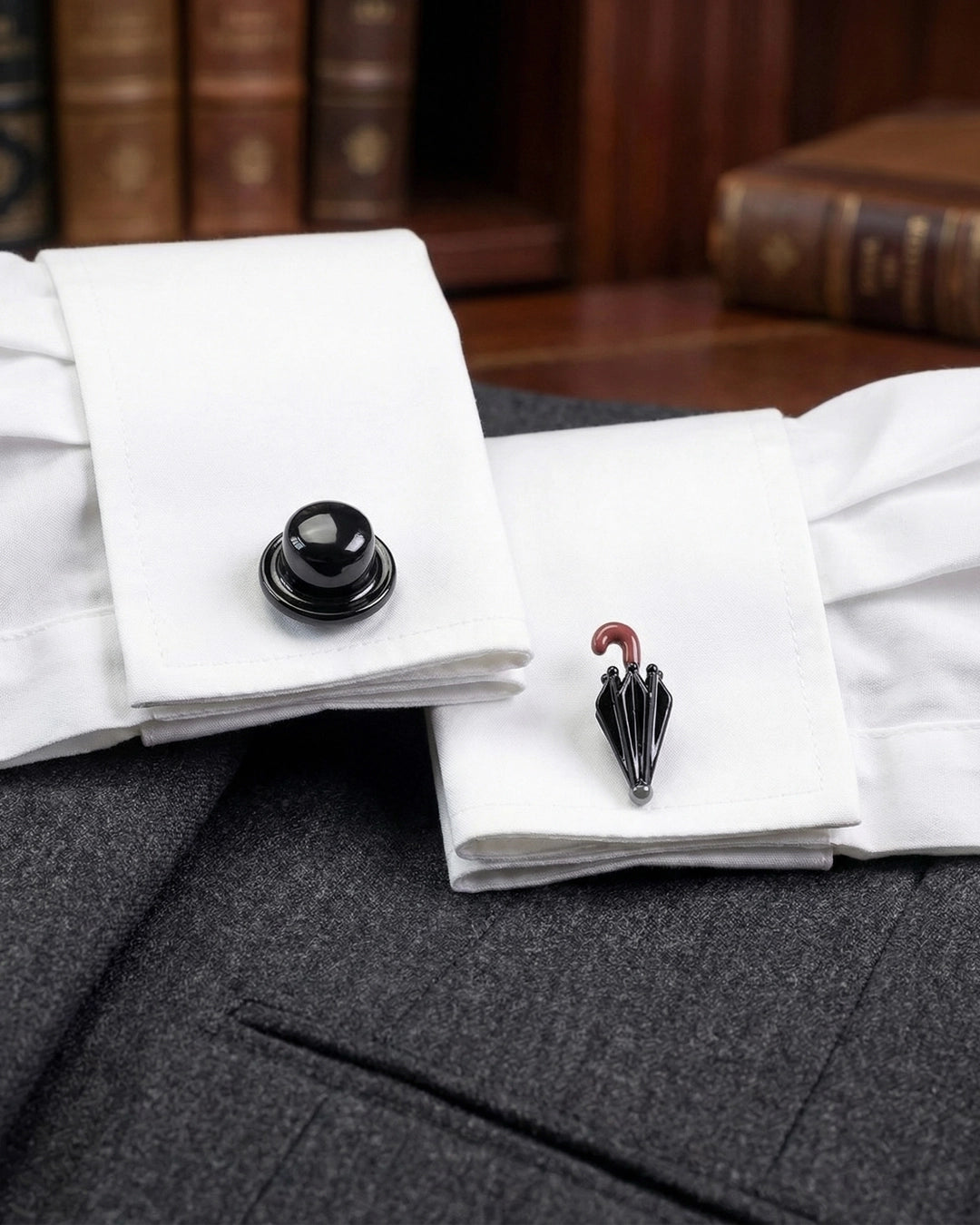 Umbrella & Hat Cufflinks