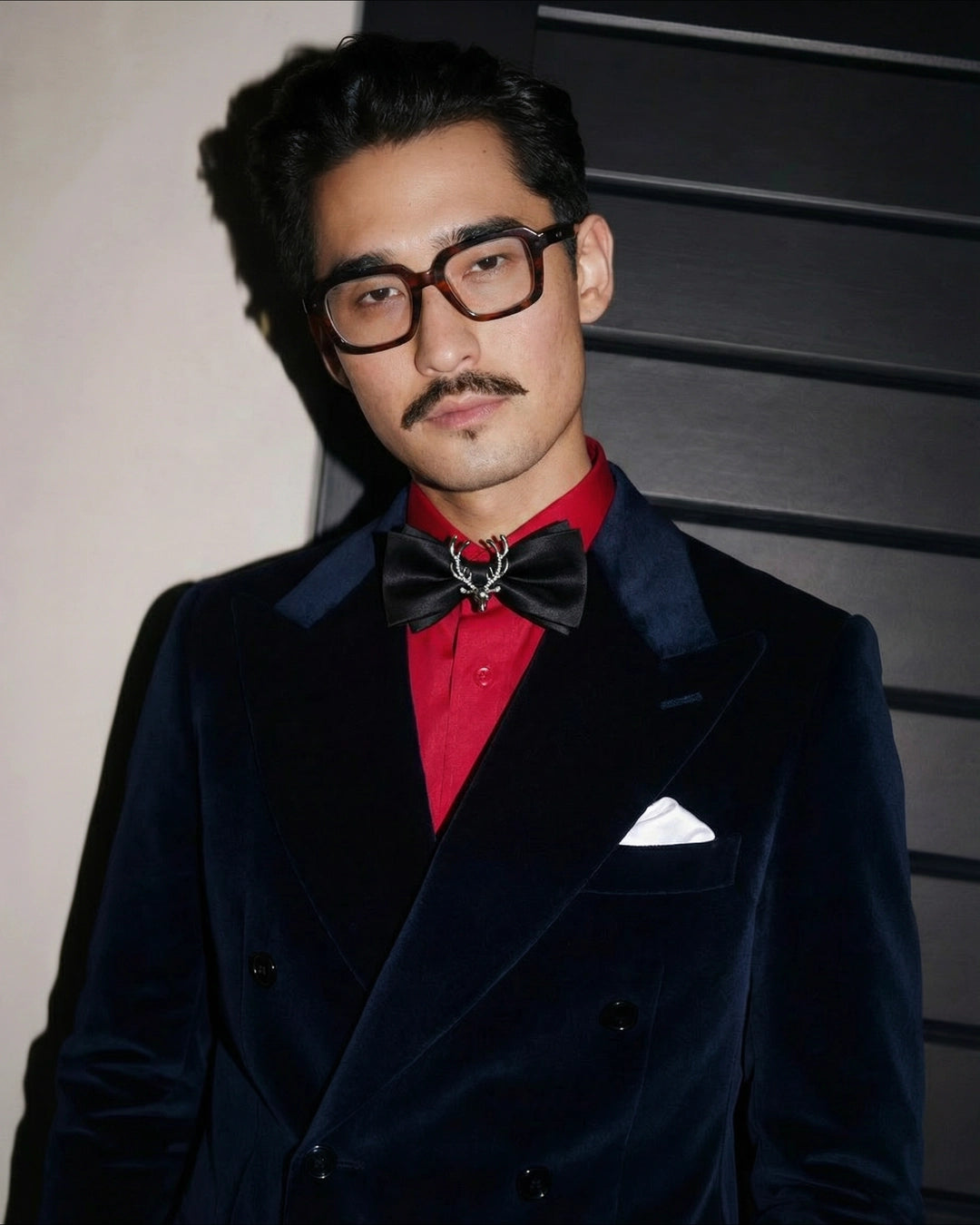 Black Bow Tie with Forest King
